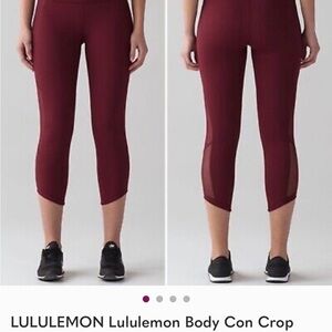lululemon athletica Red Leggings